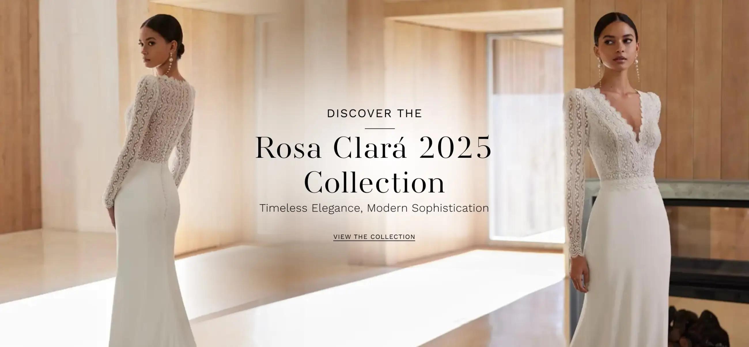 Rosa Clara 2025 Bridal Banner Desktop